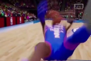 太搞了球迷制作动画调侃：沉浸式感受防守亚历山大~ - jrs低调看视频